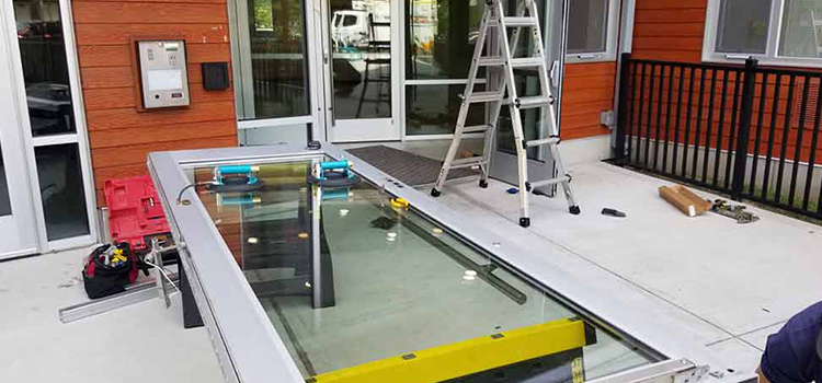 storefront door glass replacement Hollister